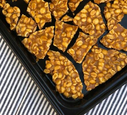 Sea Salt Peanut Brittle, Recipes by Clarke Showroom, CT