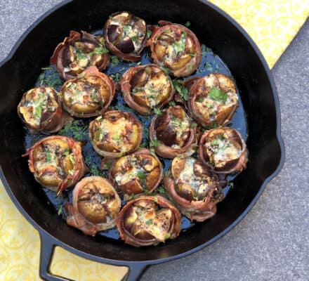 Gorgonzola Stuffed Figs Made with Wolf Oven