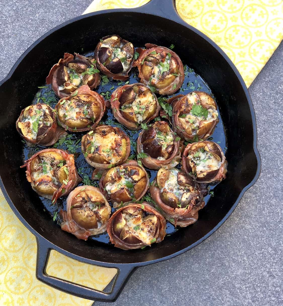 Gorgonzola Stuffed Figs Recipe Made with Wolf Oven