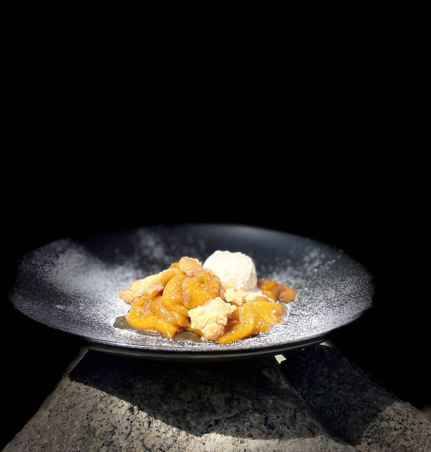 Peach Cobbler with a Fun Twist