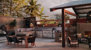 The best high-end kitchen appliances from Sub-Zero and Wolf should be the cornerstone of any outdoor kitchen.