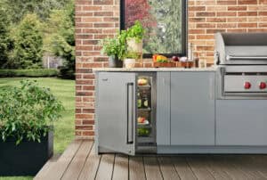 Sub-Zero Outdoor Refrigeration makes entertaining on your deck or patio a breeze.