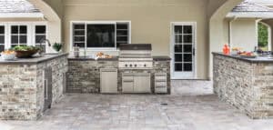 Wolf outdoor gas grills are considered the best high-end kitchen appliance for an outdoor kitchen.