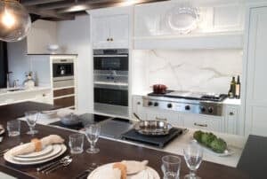 In every Clarke Showroom kitchen display, you’ll find an array of innovating luxury appliances for your kitchen design consideration.