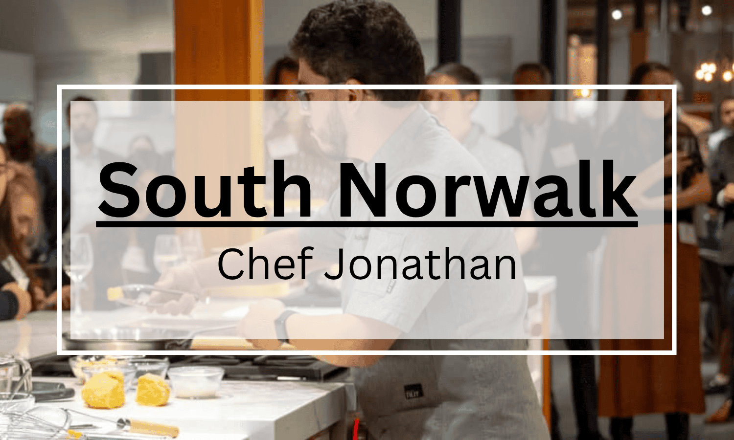 chef jonathan cooking on a wolf cooktop